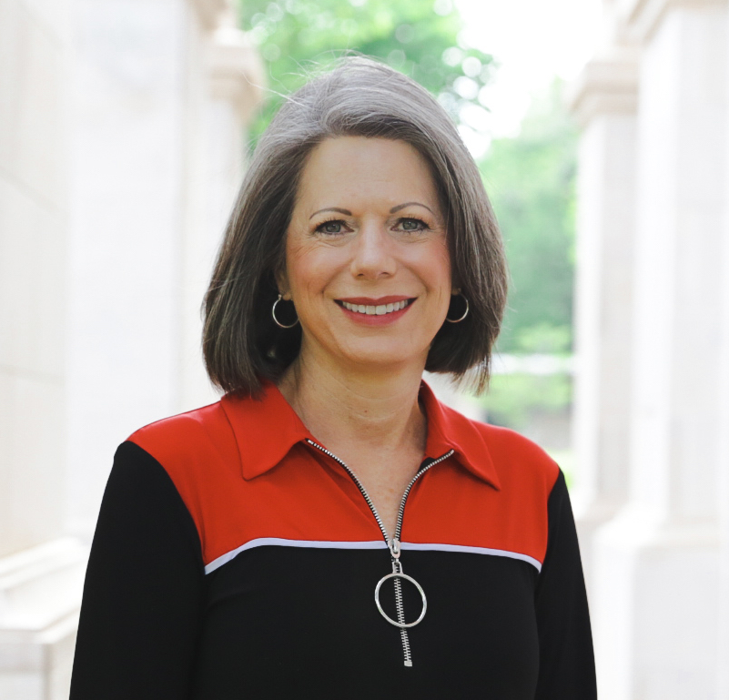 A headshot of Denise Spangler